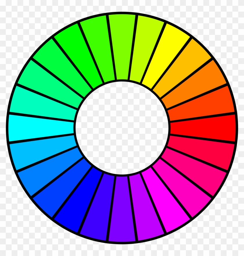 Big Image - Clip Art Color Wheel #555140