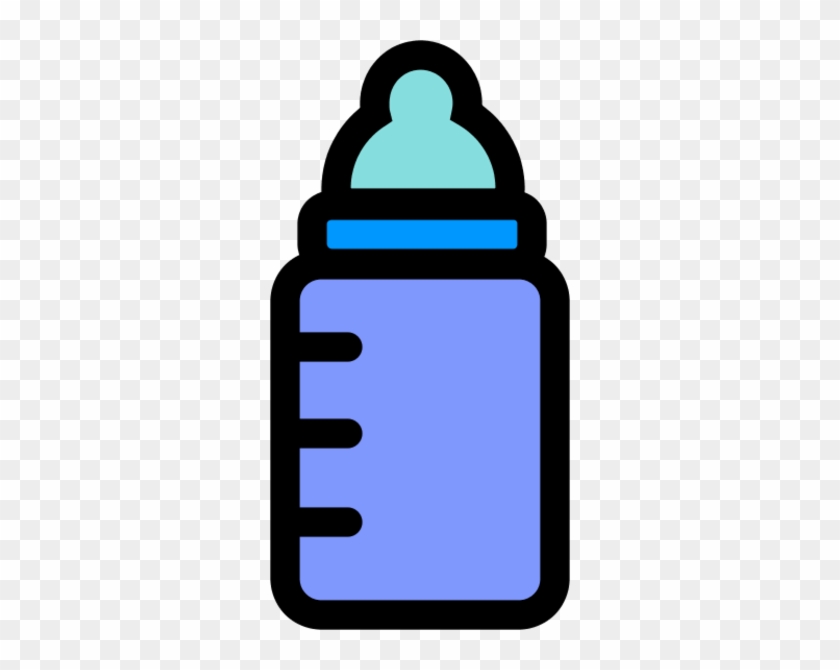 Baby Bottle Icon Vector - Baby Bottle Clip Art #555182