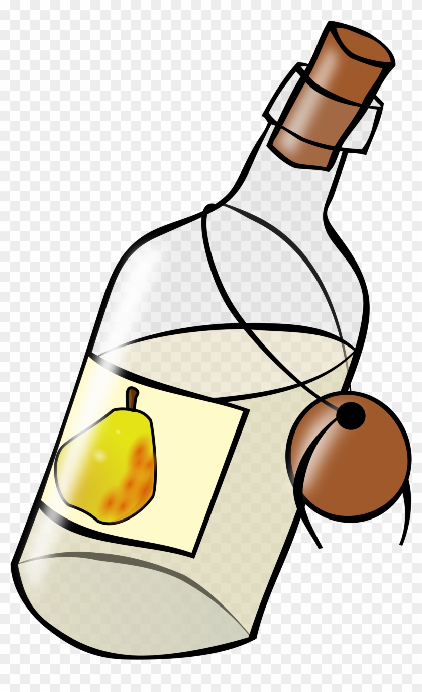 Bottle With Moonshine - Moon Shine Clipart #555192