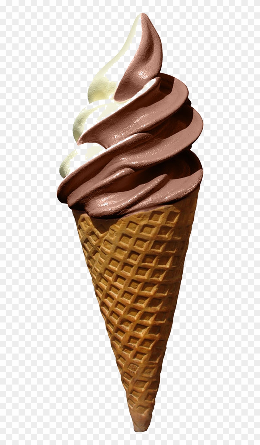 Ice Cream Cone Chocolate Ice Cream Soft Serve - It's Not About The Broccoli: Three Habits Eating #555264