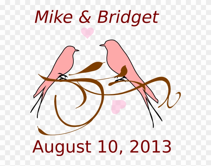 Love Birds Svg Clip Arts 600 X 583 Px - Clip Art Love Birds #555316