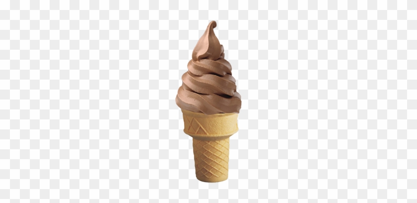 Calories In 4 Oz Of D'lites Ice Cream - Chocolate Soft Serve Ice Cream Png #555400