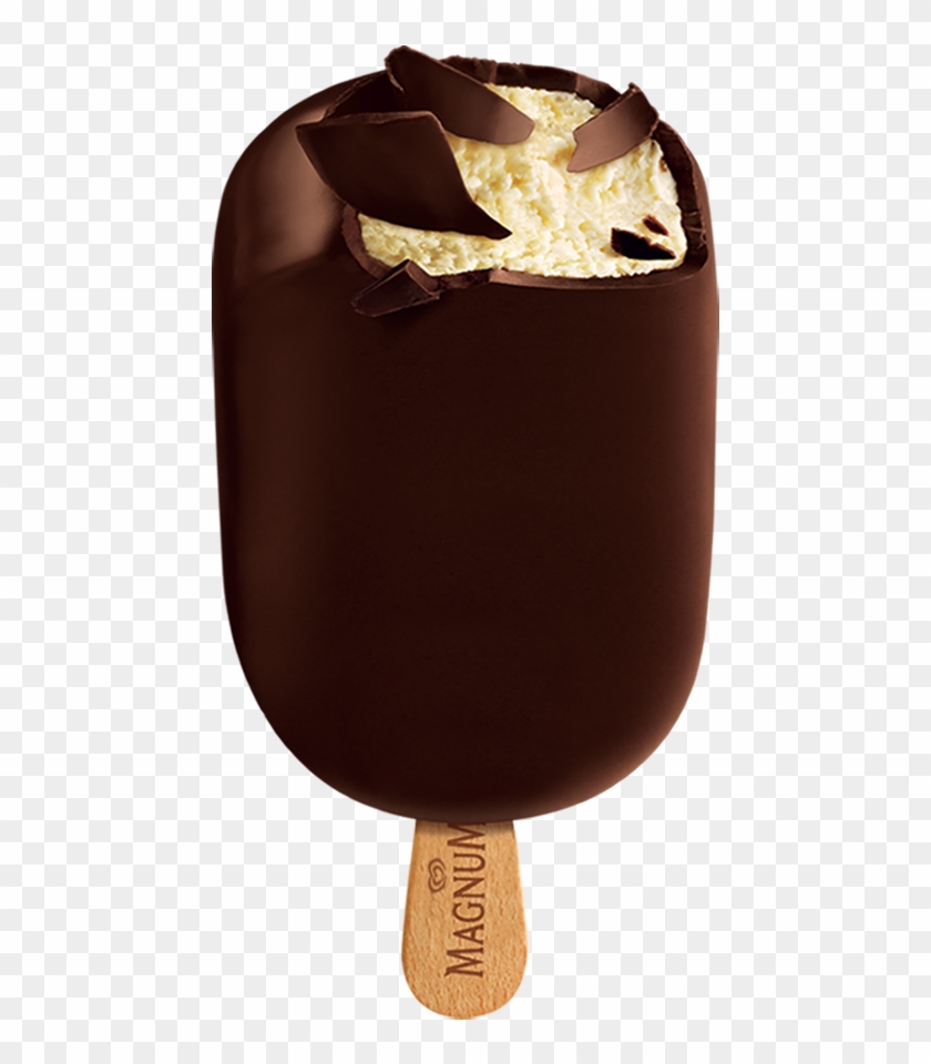 Plain Vanilla Ice Cream Covered In Belgian Milk Chocolate - Magnum Ice Cream Chocolate #555416