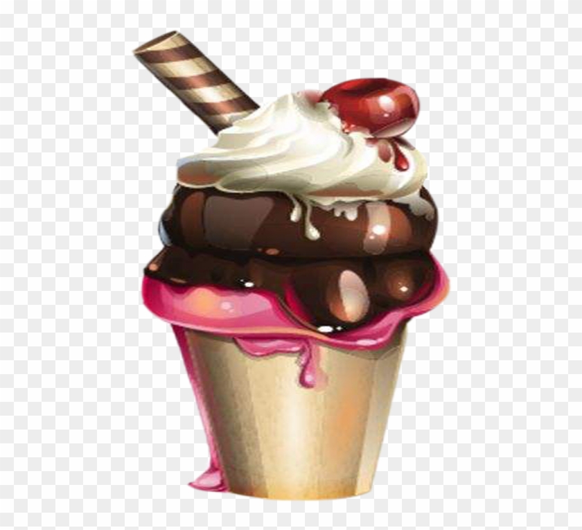 Chocolate Ice Cream Sundae Ice Cream Cake - Chocolate Ice Cream Sundae Ice Cream Cake #555460