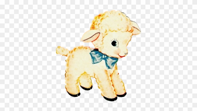 Little Lamb 378×405 Pixels - Free Printable Vintage Easter Lamb Clipart ...
