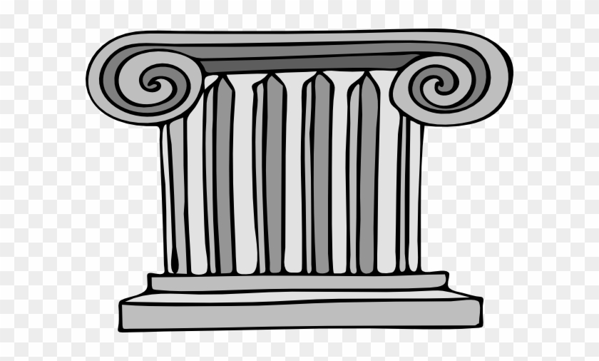 Pillar Clip Art At Clker - Roman Columns Clip Art #555429