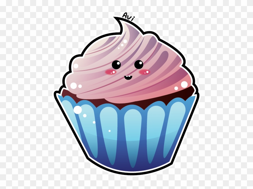 Happy Cupcake By Aviluff - Happy Cupcake Png #555472