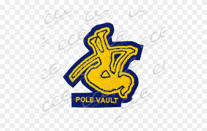 Female Pole Vaulter Sleeve Activity Patch - Pole Vault #555488