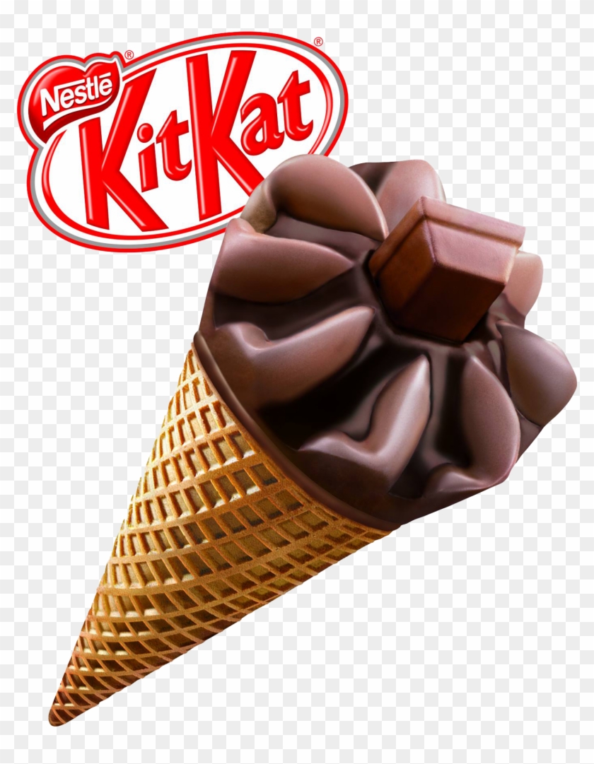 Kit Kat Cone - Kitkat Ice Cream Png #555538