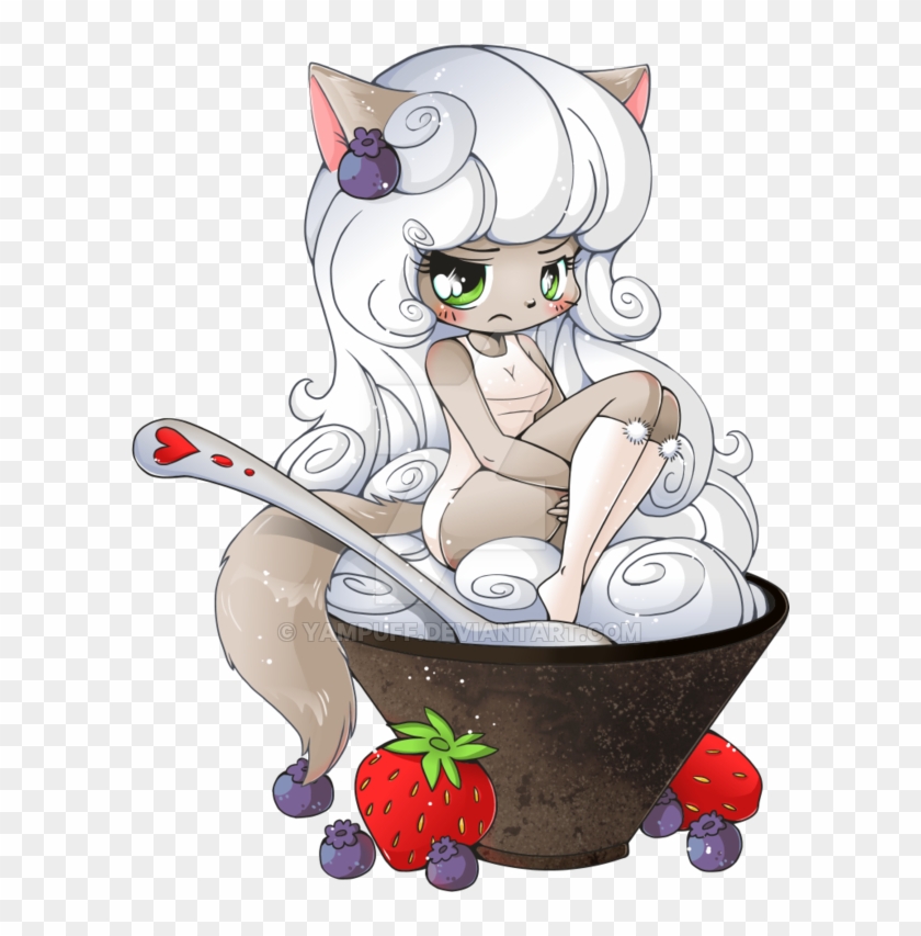 Creme Fraiche Chibi Commission By Yampuff - Creme Fraiche Yampuff #555804