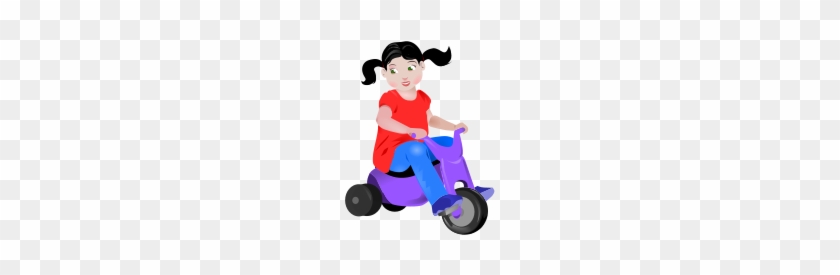Toddler On Tricycle Clipart - Clip Art #555848