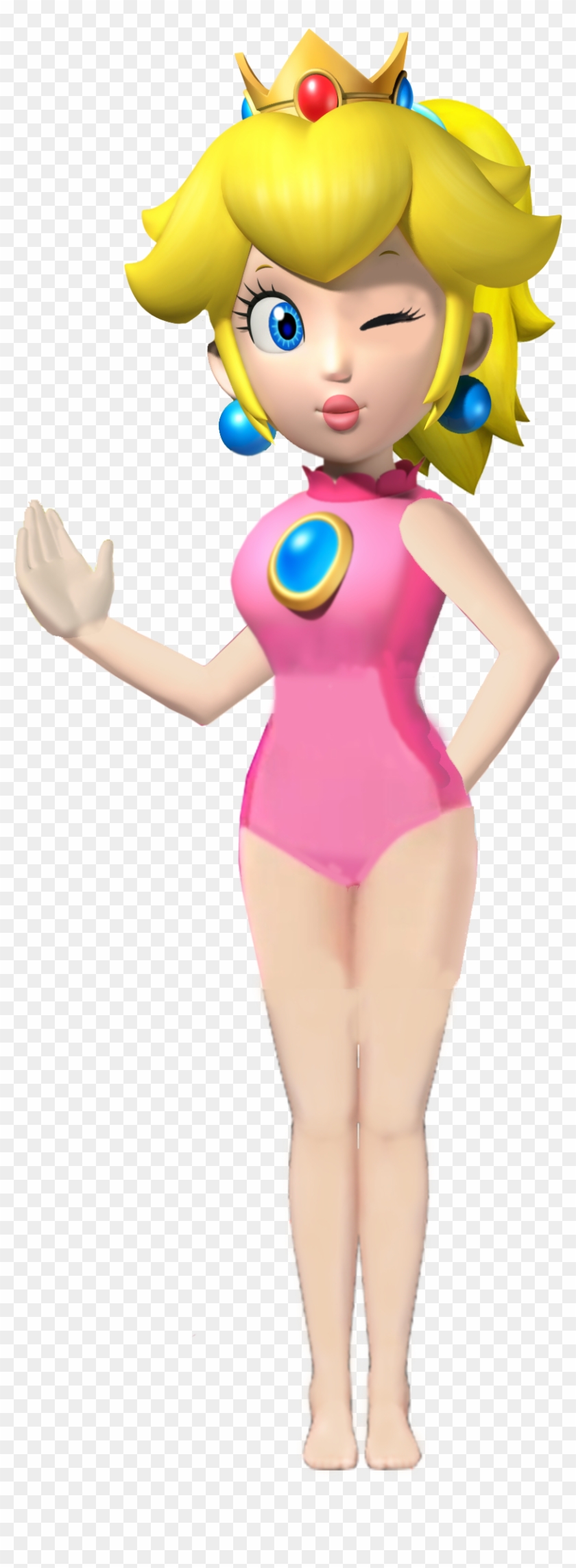 Princess Peach Swimsuit By Partypeach - Princess Peach In A Swimsuit #555878