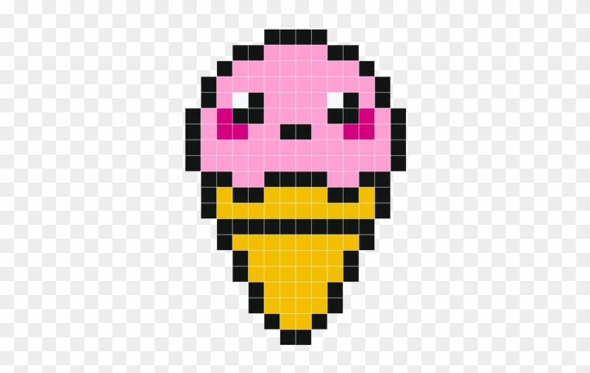 Stickaz Cute Icecream Cute Pixel Art Easy Free Transparent Png Clipart Images Download