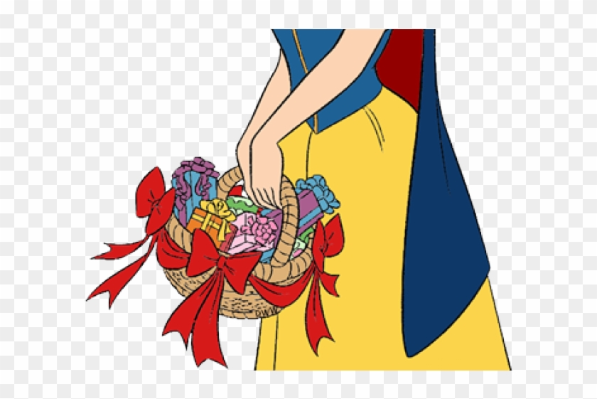 Snow White Clipart Basket - Illustration #555985