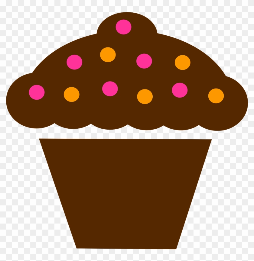 Cupcake Birthday Cake Muffin Chocolate Cake Clip Art - Cupcake Birthday Cake Muffin Chocolate Cake Clip Art #556066