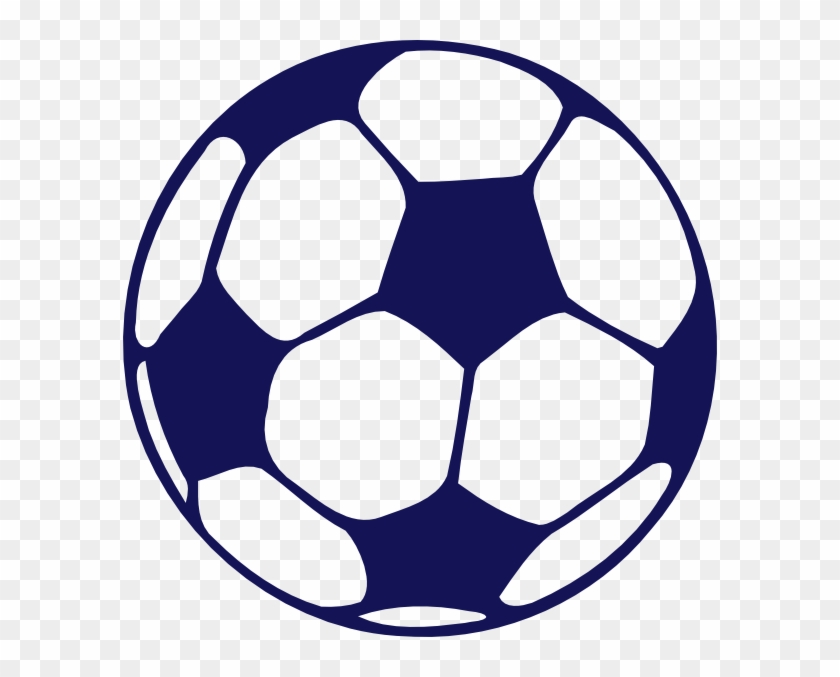 Soccer Ball Vector Blue #556146