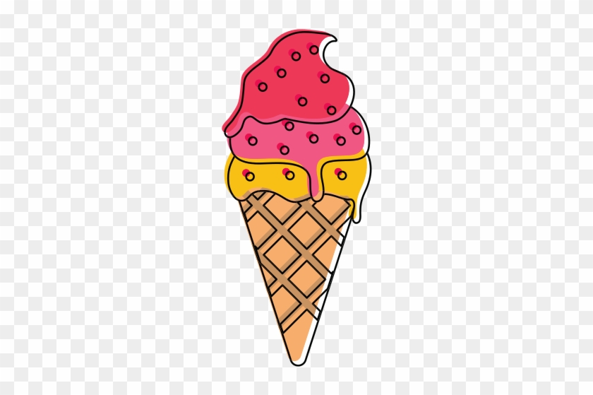 Ice Cream Cone - Illustration #556205