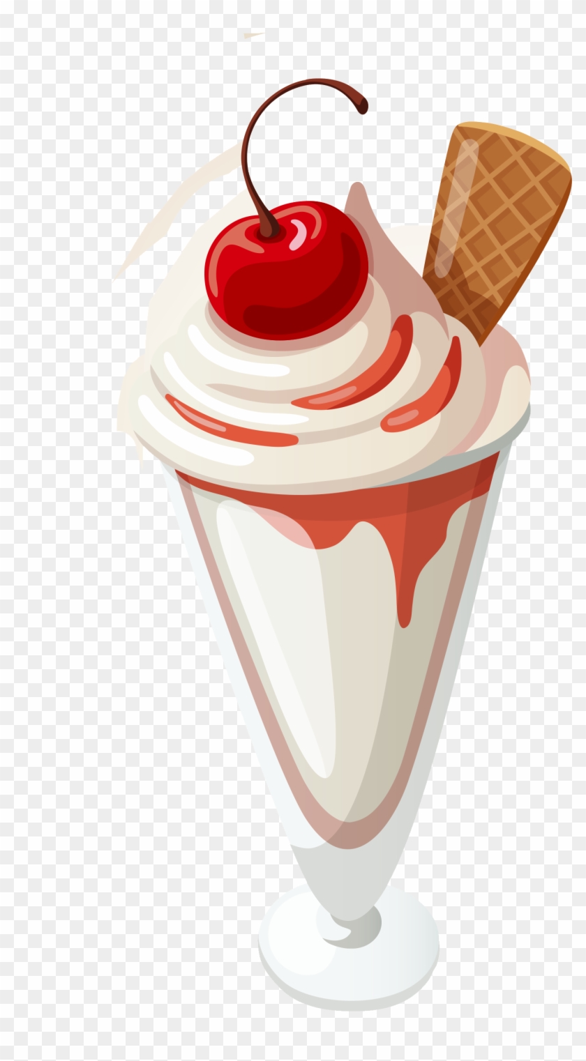 Ice Cream Cone Sundae Snow Cone - Animated Ice Cream Sunday Png #556212