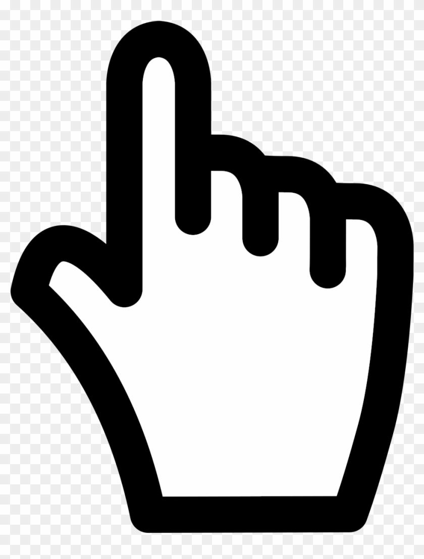 Pointing Hand Cursor Vector - Scalable Vector Graphics #556269