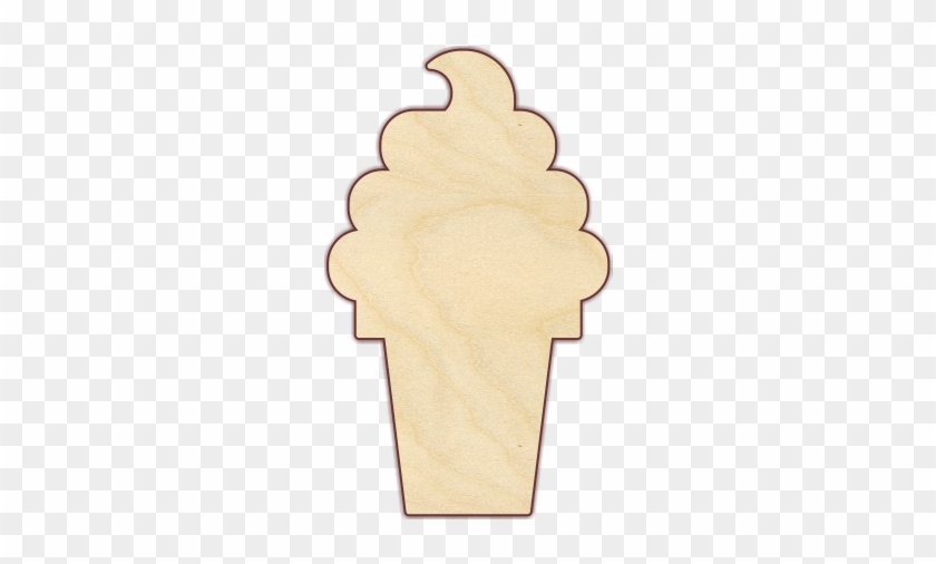 Ice Cream Cone - Plywood #556271