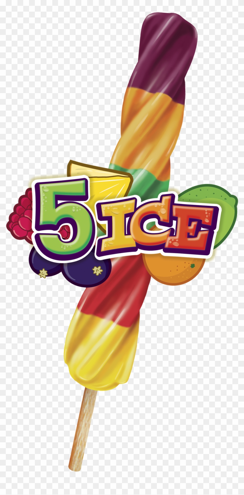 5 Ice Lolly - Fruit Pastilles Ice Cream #556298
