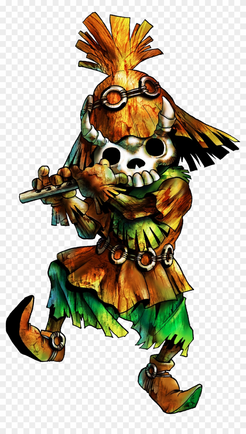 Artwork Of The Skull Kid From Ocarina Of Time, With - Artwork Of The Skull Kid From Ocarina Of Time, With #556378