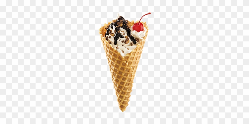 Wafer Ice Cream Png Pic - Waffle Cone Sundae Sonic #556323