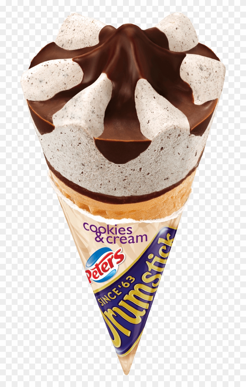 Ice Cream Cones Dessert Food - Drumstick Cookies And Cream #556327
