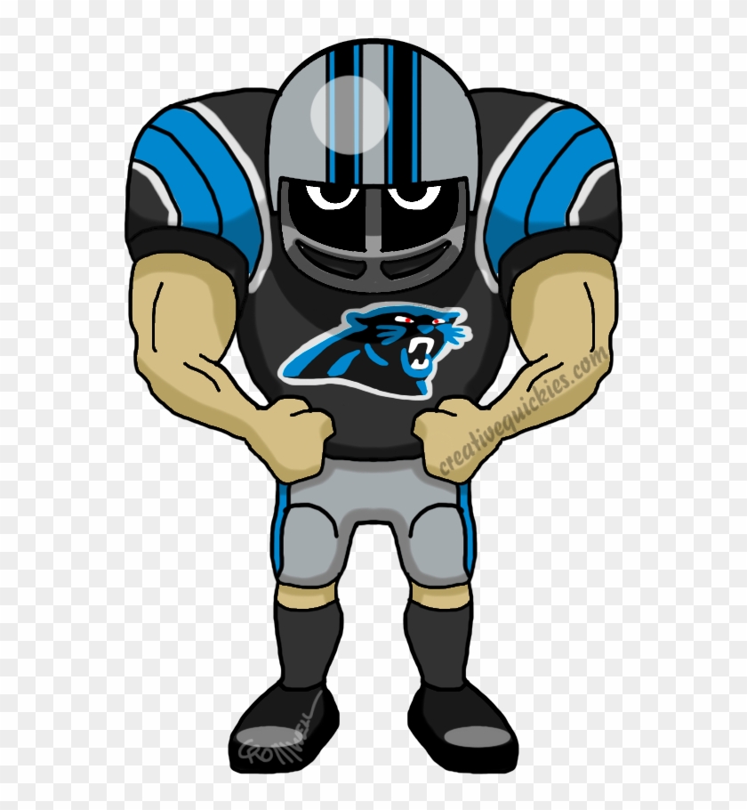 Charlotte North Carolina Panthers - Cartoon Dallas Cowboys Player #556326