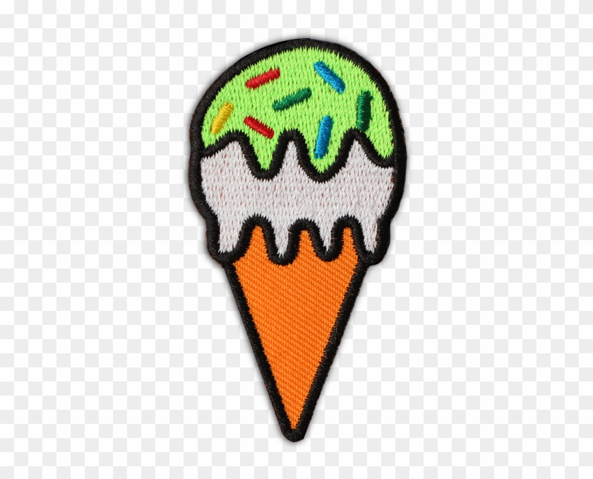 Neon Ice Cream Patch - Ice Cream Cone #556389