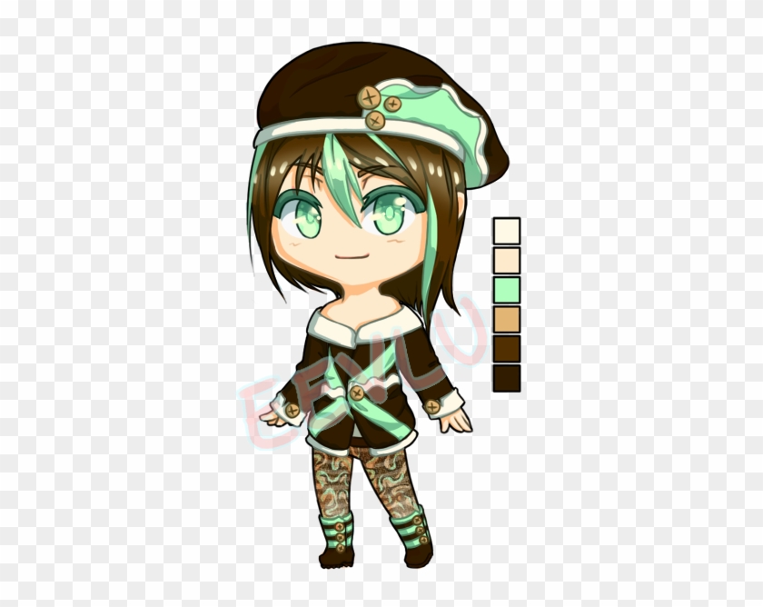 [closed] Mint Chocolate Chibi For Sale By Fireaux - Cartoon #556482