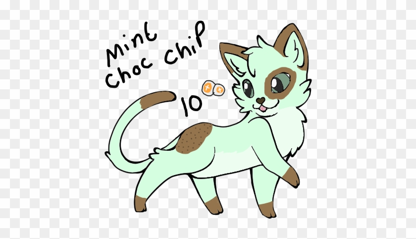 Mint Choc Chip Ice Cream Cat Adopt - Cat #556493