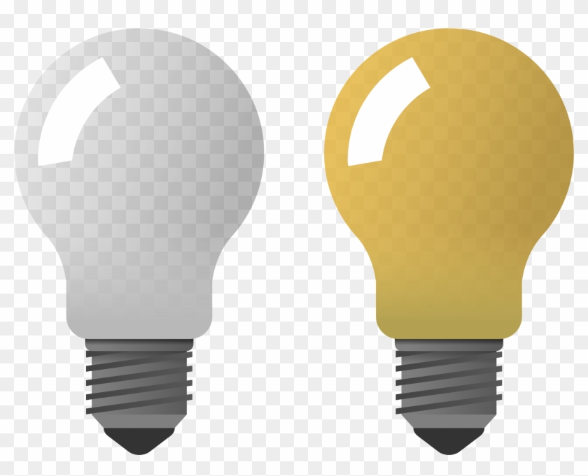 Big Image - Light Bulb On Off Png #556637