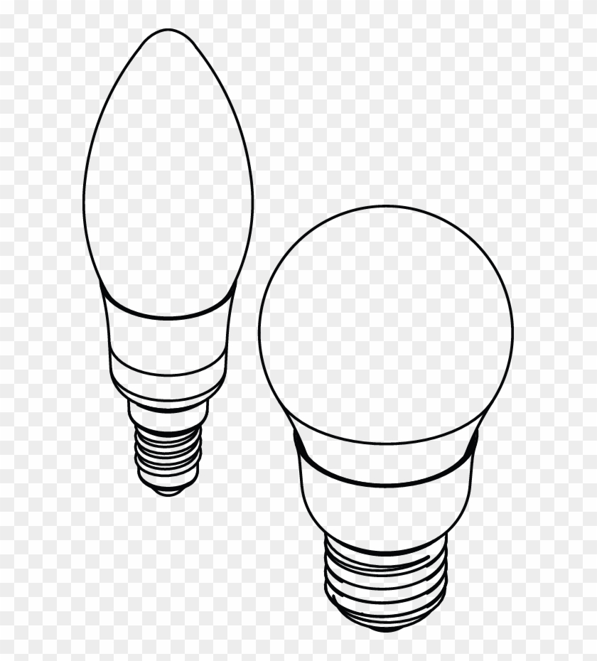 C) Decorative Lighting - Line Art #556703