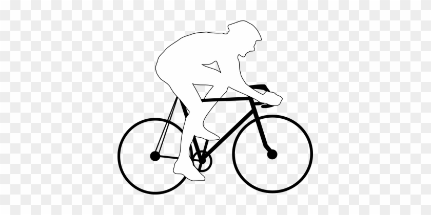 Racing Bicycle, Racing Bike - Draw A Person Riding A Bike #556722