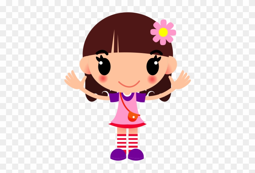 Clip Art, Little Girls, Dolls, Illustrations - Cartoon Characters Girls #556774