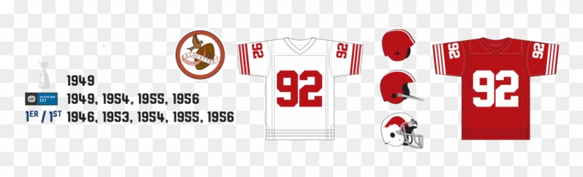 Uniformes À Vie 1949-1969 - 1946 Montreal Alouettes Season #556896