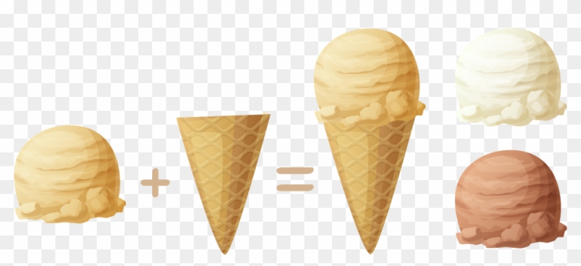 Ice Cream Cone Sundae - Ice Cream Cone Sundae #556929