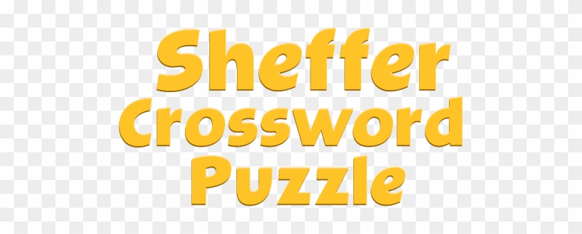 Sheffer Crossword Puzzle Answers Large1 Portray Lovely - Crossword #556963