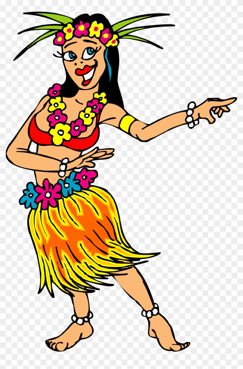 Best 15 Smiling Hawaiian Hula Dancers Royalty Free - Hula Dancers Clip Art #556975