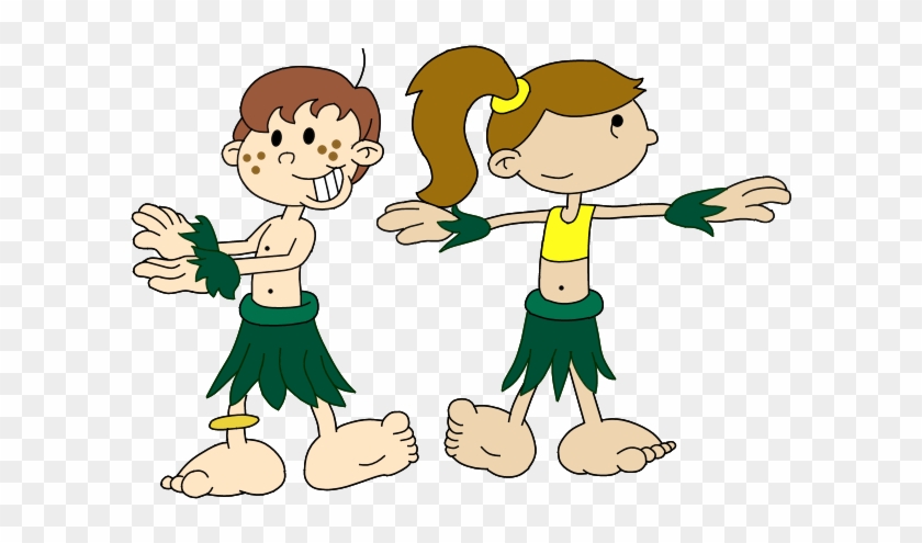 The Hula Couple By Farinaartist - Cartoon #556998