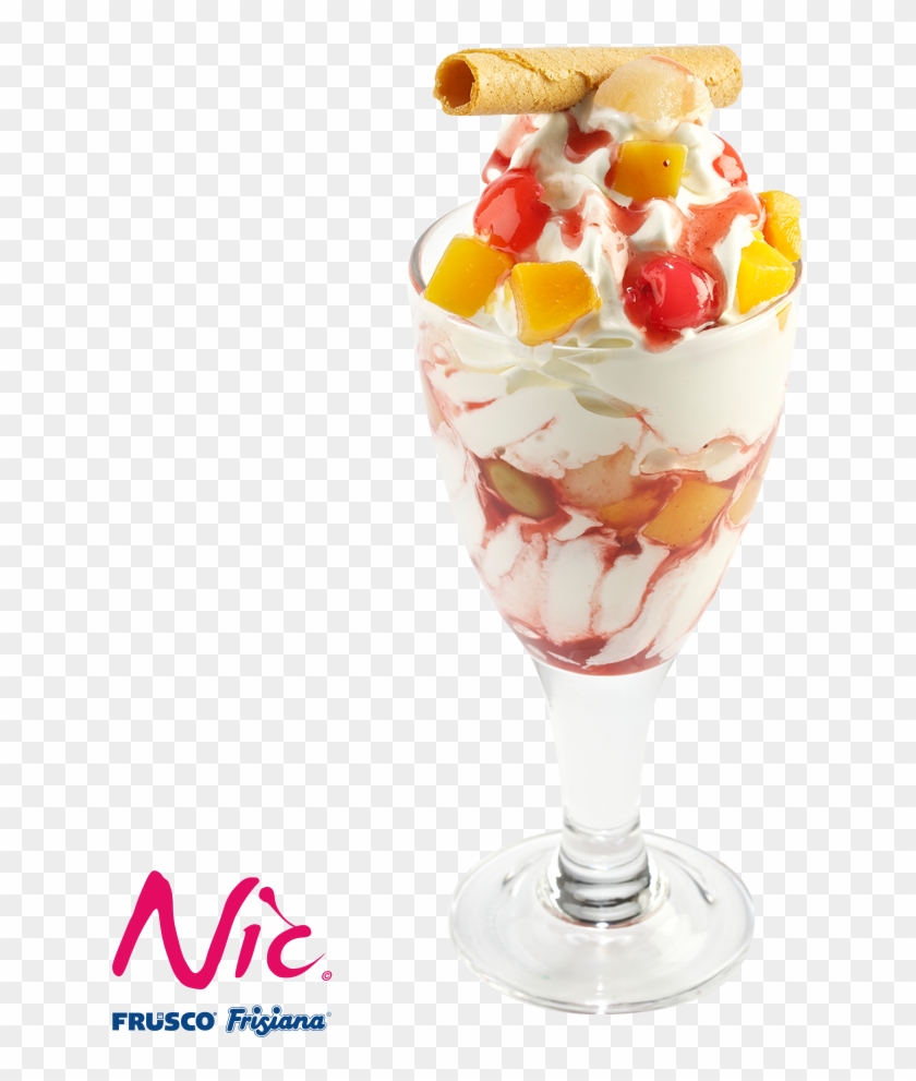 Ice Cream Coupes - Fruits Salad Ice Cream #557013