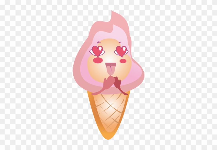 Cute Stickers Messages Sticker-10 - Ice Cream #557038