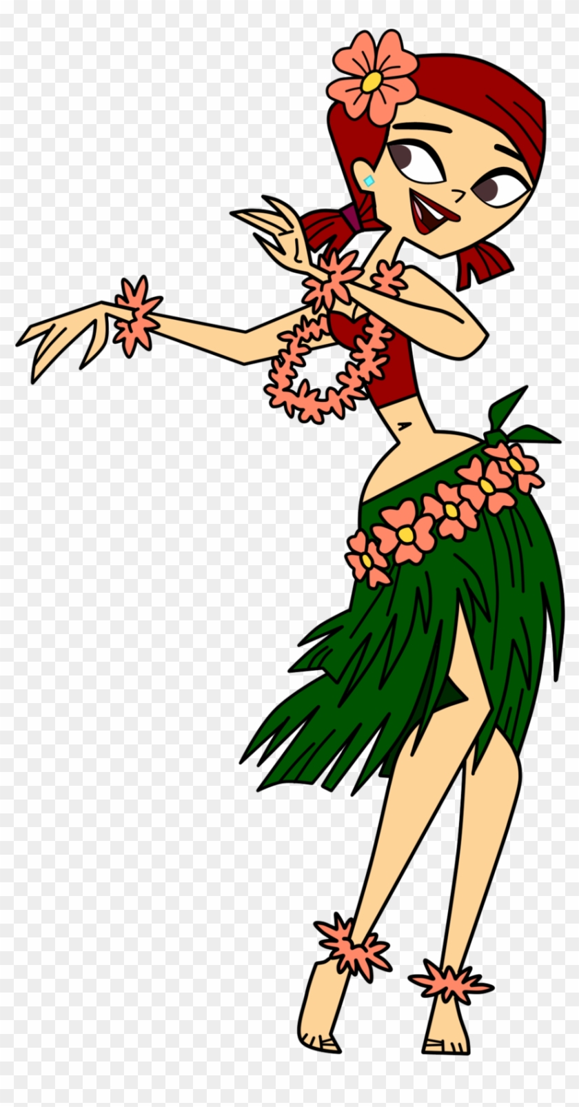 Tdri Hula Zoey By 100latino - Total Drama Zoey Png #557139