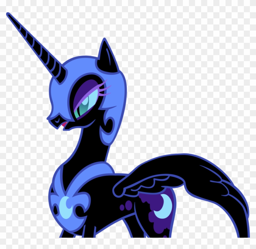 Creeper Face On Moon - Nightmare Moon Vector #557140