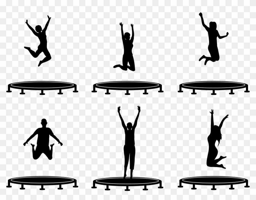 Trampoline Jumping Speed - Trampoline Silhouette #557196