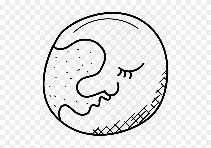 Crescent Cartoon, Dreaming Moon, Moon Cartoon, Moon - Icon #557223