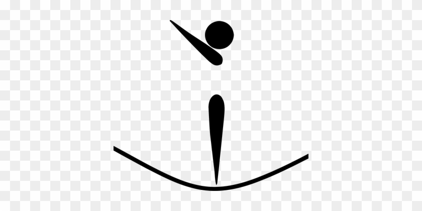 Trampolining Trampoline Gymnastics Gymnast - Trampoline Pictogram #557277