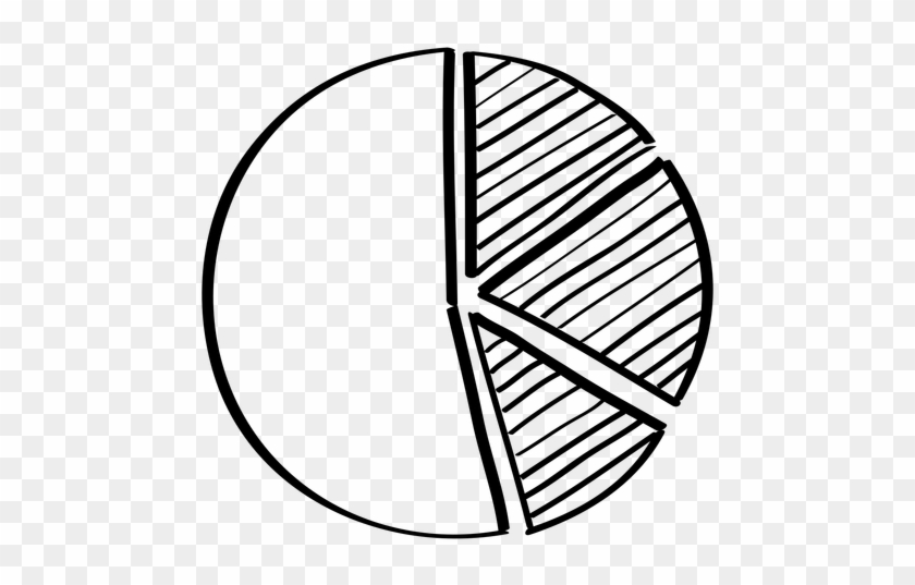 Drawn Line Transparent - Hand Drawn Pie Chart #557353