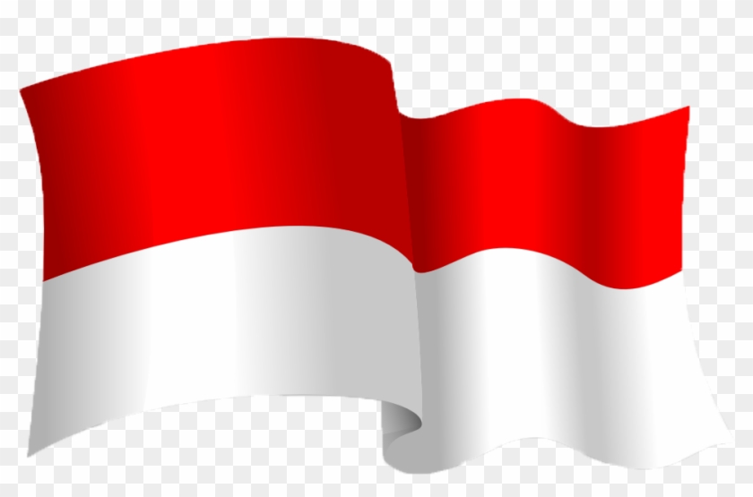  Bendera  Merah  Putih  Berkibar Clipart Bendera  Indonesia 